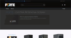 Desktop Screenshot of porte.cz